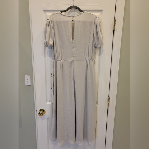 NWT Embroidered + Beaded Maternity Dress - Picture 3 of 7